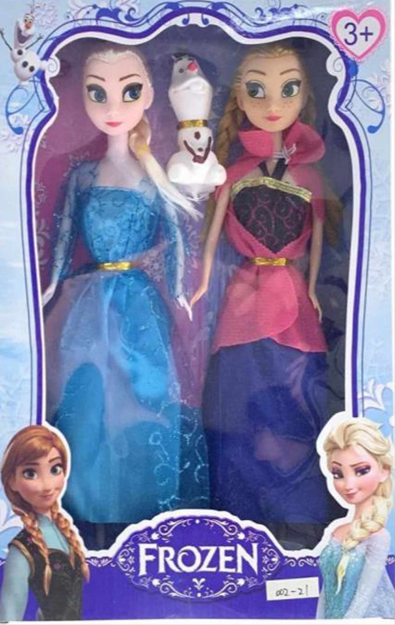 Deux poupées frozen