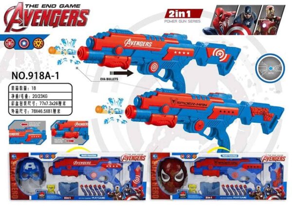 Pistolet Avengers 2 en 1