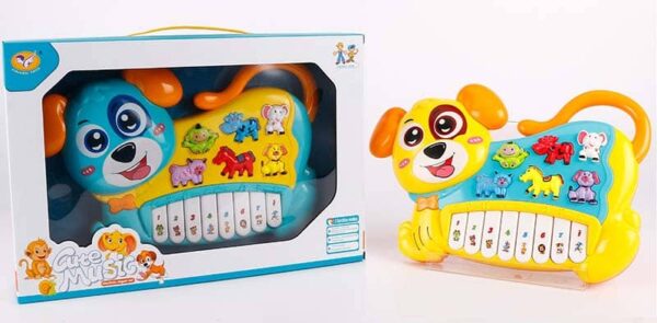 Piano Chiot Cute Music Coloré