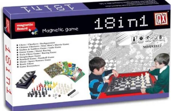 Jeu magnétique éducatif 18 en 1