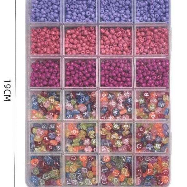 Kit créatif perles colorées 120pcs