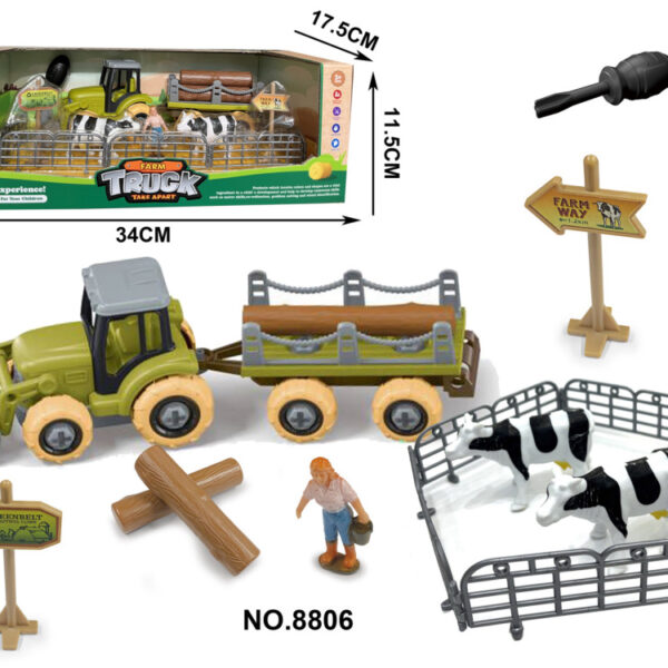 Camion Ferme Jouet Démontable Enfants