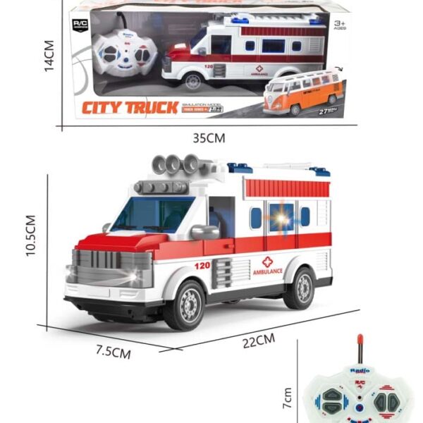 Ambulance télécommandée City Truck