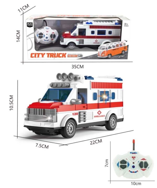Ambulance télécommandée City Truck