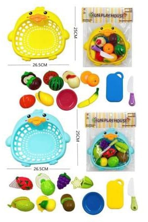 Panier Légumes FunPlay House Coloré