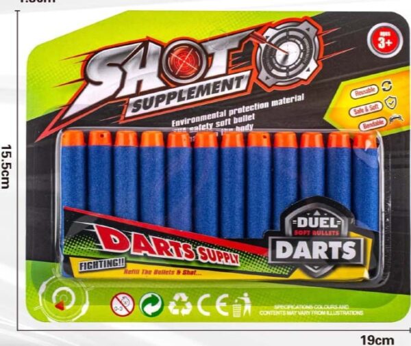 Recharge Fléchettes Souples Shot Supplement
