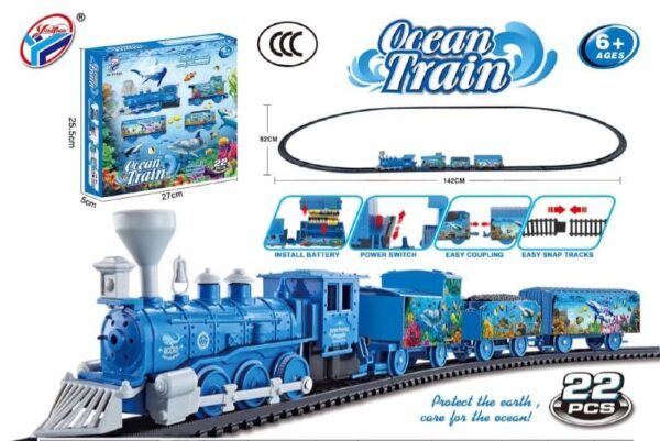 Train Océan pour enfants curieux