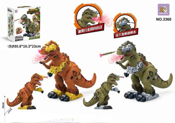 Dinosaure Robotique Lanceur Lumineux