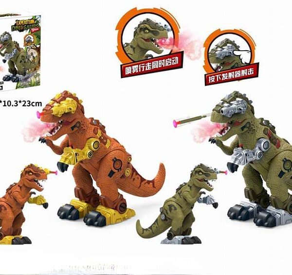 Dinosaure Robotique Lanceur Lumineux