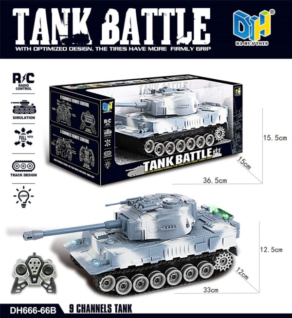 Tank Battle Jeu de Char Télécommandé