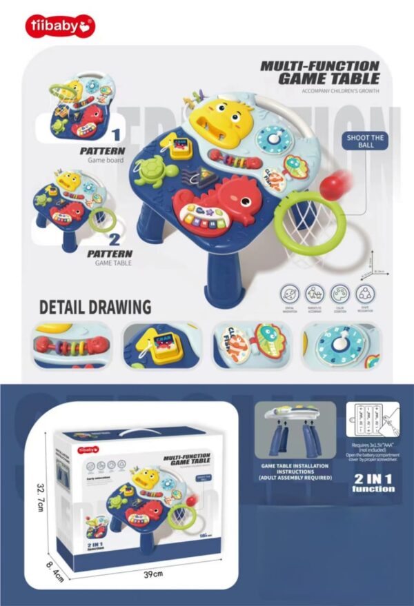 Table de Jeux Multifonctions Tiibaby