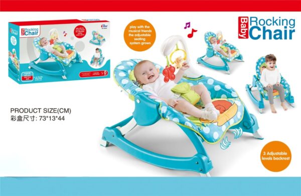 Fauteuil à bascule musical bébé