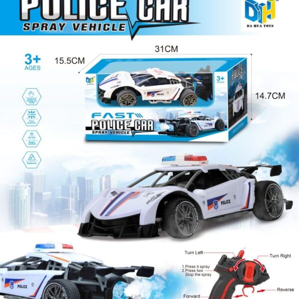 Voiture de Police Rapide Pulvérisatrice