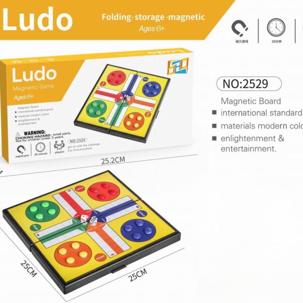 Jeu magnétique Ludo pour enfants