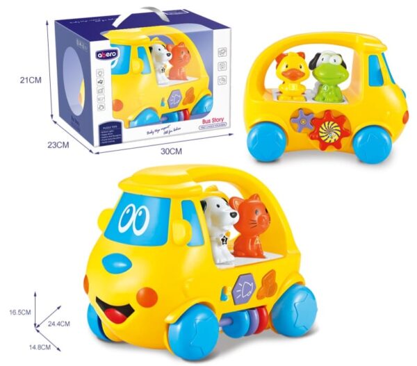 Bus Story jouet animaux colorés