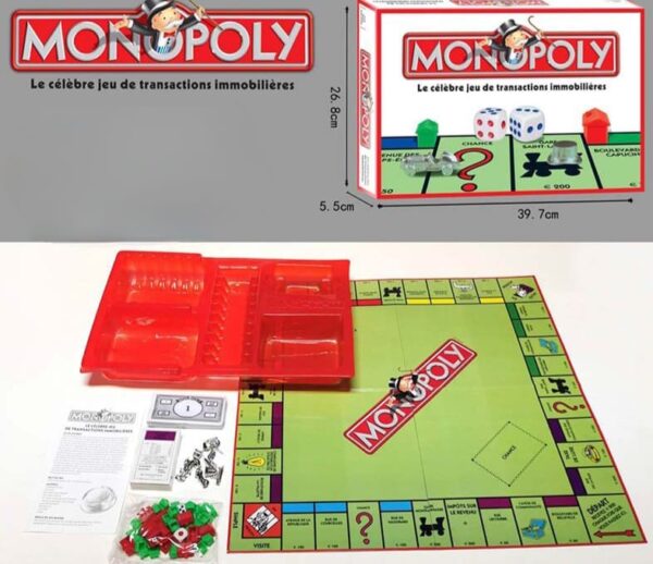 Monopoly jeu de transactions immobilières