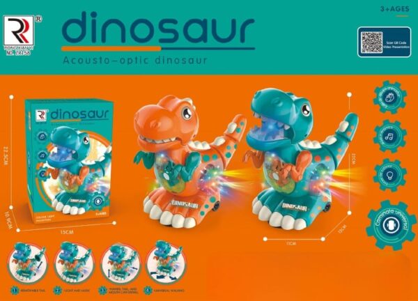Dinosaure Acousto Optique Interactif