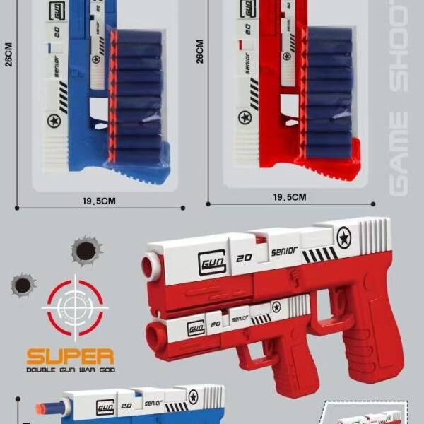 Super pistolet double tir