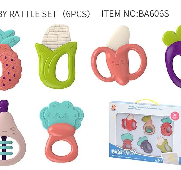 Ensemble Hochets Bébé Colorés