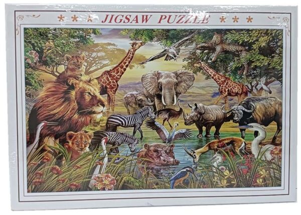 Puzzle Animaux Sauvages Colorés