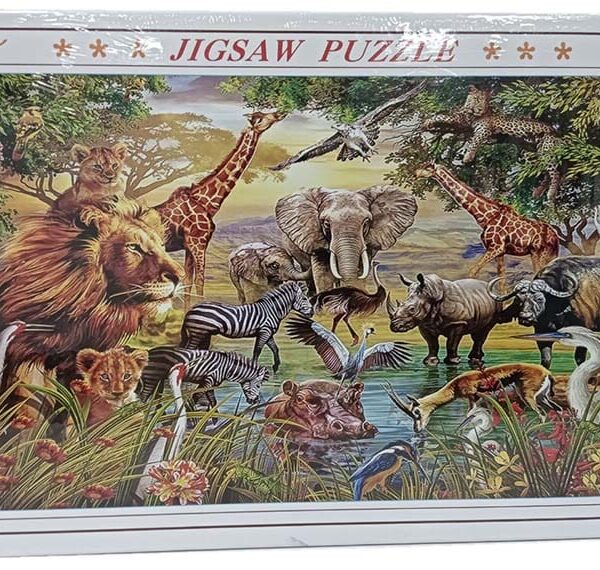 Puzzle Animaux Sauvages Colorés