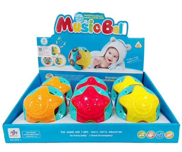 Balle Musicale Lumineuse pour Bébé