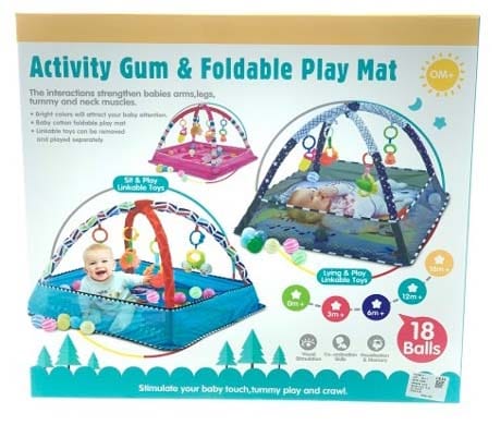 Tapis de jeu pliable pour bébé