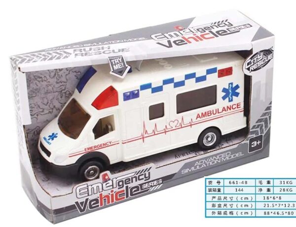 Ambulance Urgence Jouet Enfant