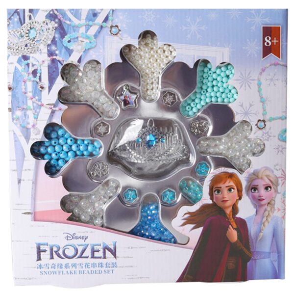 Kit créatif Frozen flocons et perles