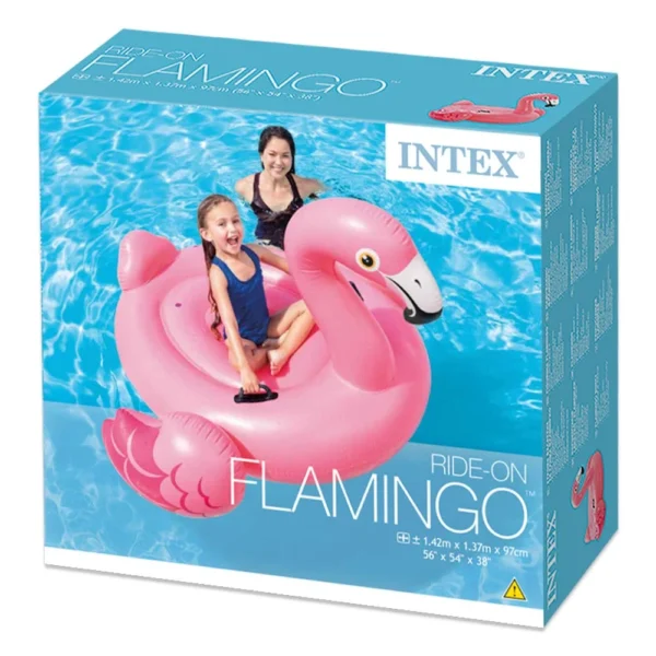 Flamant rose intex 57558