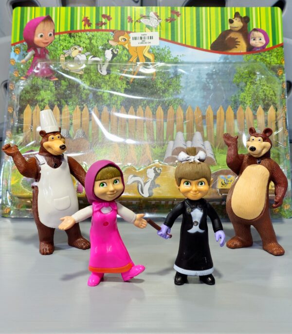 Ensemble Masha et l'ours jouets