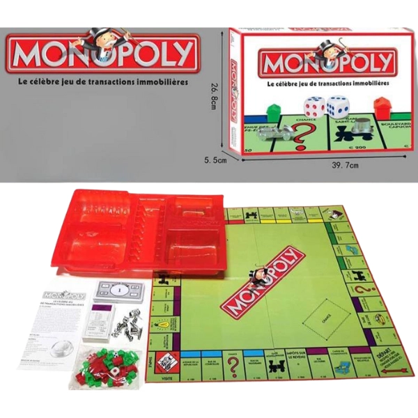 Monopoly jeu de transactions immobilières
