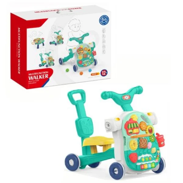 Trotteur Multifonction 4 en 1 Walker Coloré