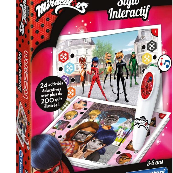 Quizzy - Miraculous - Jeu Educatif pour Enfants de 3 à 6 Ans